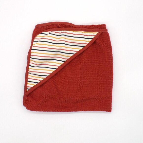 Hooded Bath Towels Baby Boy Girl Brown Dog Print "Doggone Cute" Lot of 3 New - Picture 4 of 8